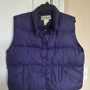 Vintage LL bean puffer vest
